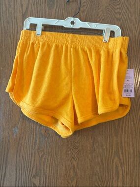 wild fable Bright vibrant Orange Terry Shorts Size M NWT